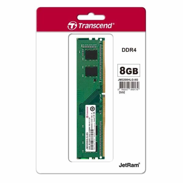 Transcend JetRam 8GB DDR4 3200MHz U-DIMM Desktop RAM