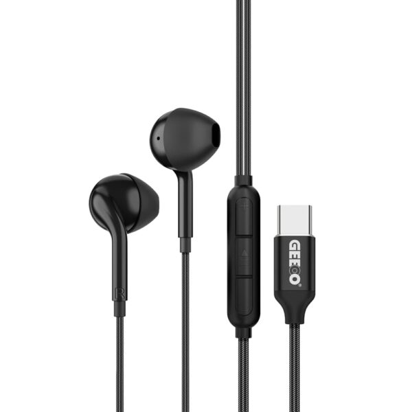 Geeoo TC555 Type-C in-ear Earphone With Ultra Bass And Stereo Sound - Image 2