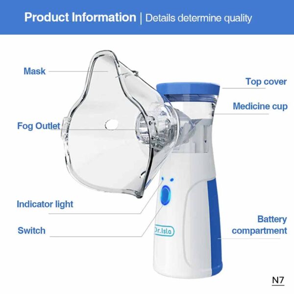 Rechargeable Portable Mesh Nebulizer - Image 3