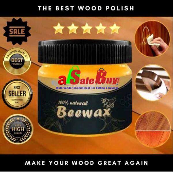 Wood Seasoning Beewax - Traditional Beeswax Polish for Wood & Furniture - Image 2