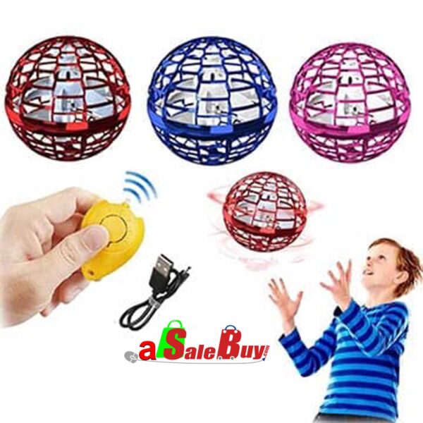 Flying Magic Ball Toys Led Magic Hand Controlled Spinner 360° Rotating Toy