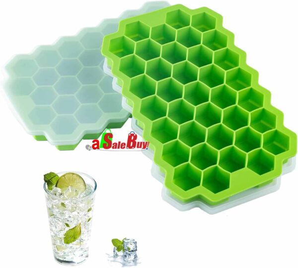 Silicone Ice Cube Tray 37 Cavity Ice-making Box