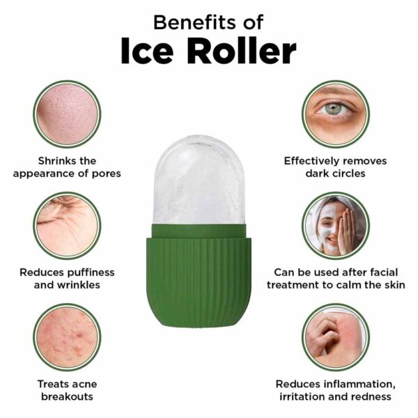 Ice Roller To Enhance Skin Glow, Shrink & Tighten Pores - Image 2