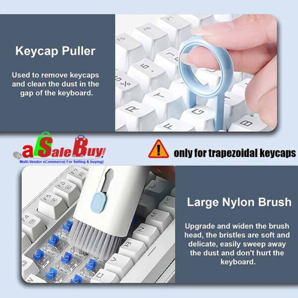 7 in 1 Multi-Function Laptop Cleaning Brush/Keyboard Cleaning kit - Image 3