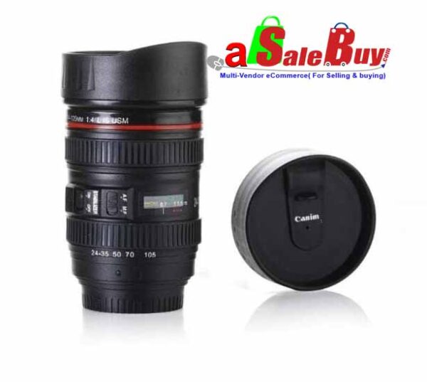 Round Camera Lens Coffee Mug