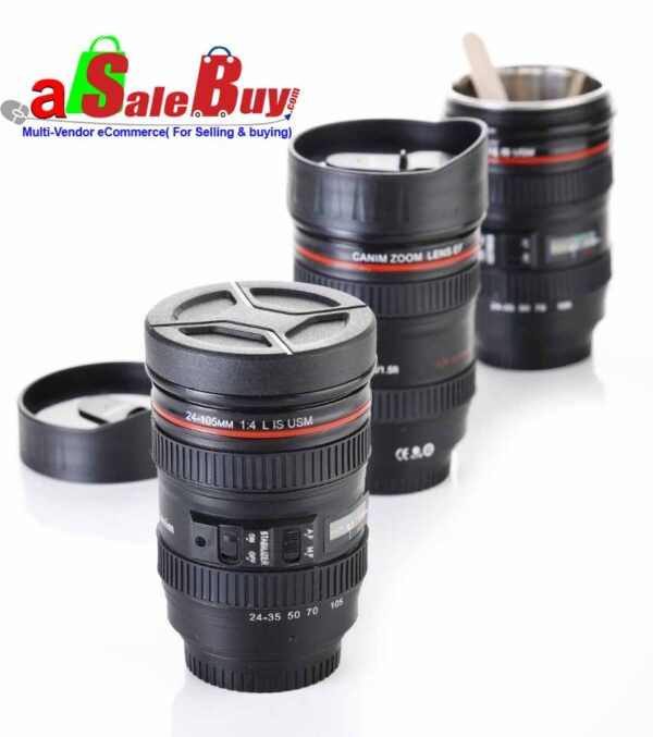 Round Camera Lens Coffee Mug - Image 2