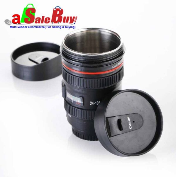 Round Camera Lens Coffee Mug - Image 3