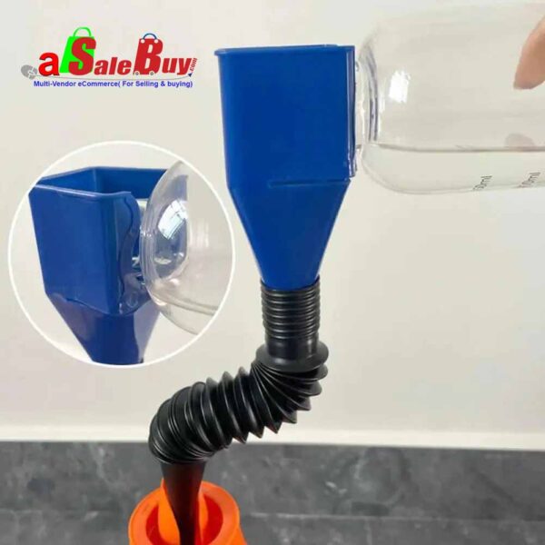 1pcs Car Motorcycle Refueling Gasoline Engine Oil Funnel Filter Transfer Tool Oil Change Oil Funnel Auto Accesorios - Image 3