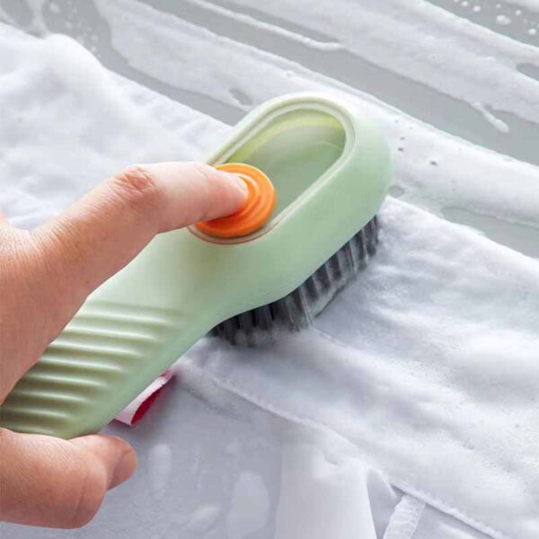 Multifunctional Shoes Clothes Brush with Soap Dispenser Automatic Liquid Discharge Bathroom Laundry Scrub Soft Cleaning Brushes Household Tools - Image 4